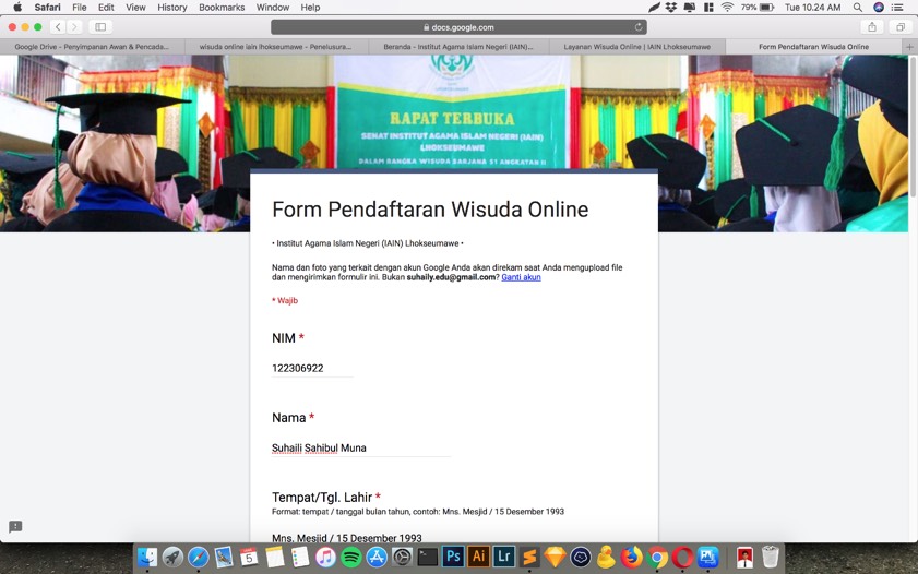 Cara Mendaftar Wisuda Online